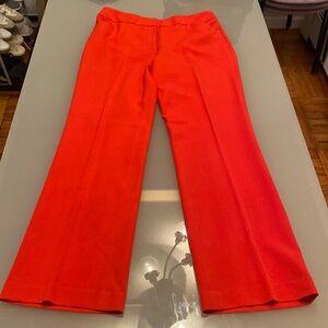Anne Klein Orange Red Full Length Pant | 10
